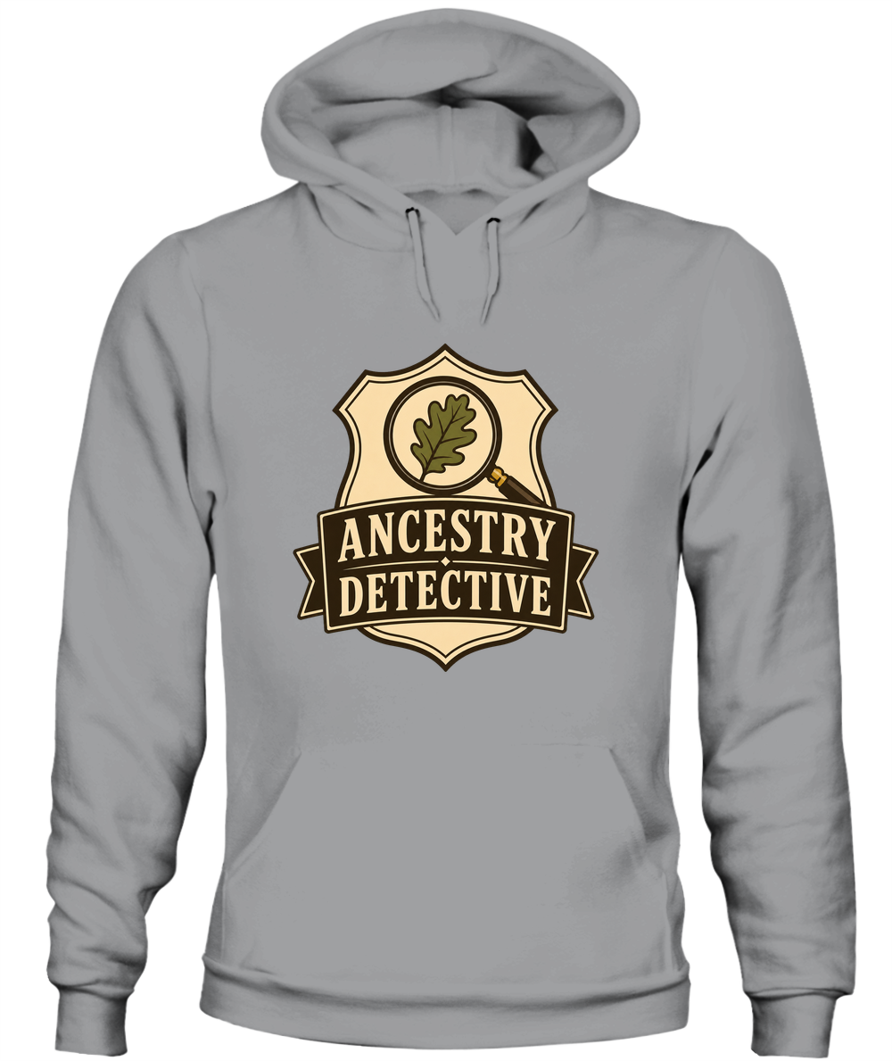 Ancestry Detective — Hoodie in Sport Grey