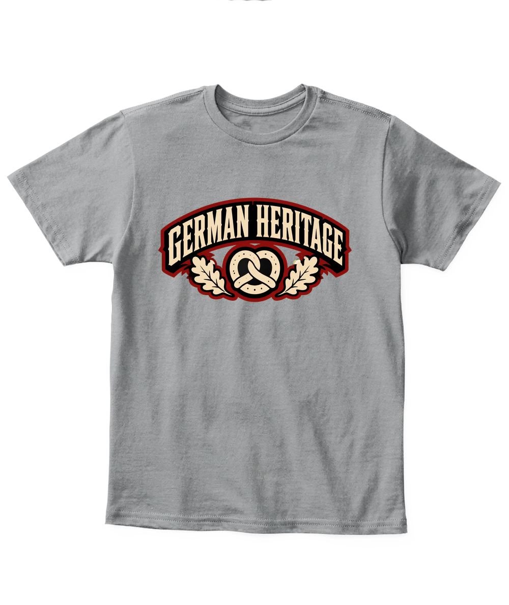 German Heritage — Kid's T Shirt in Sport Grey