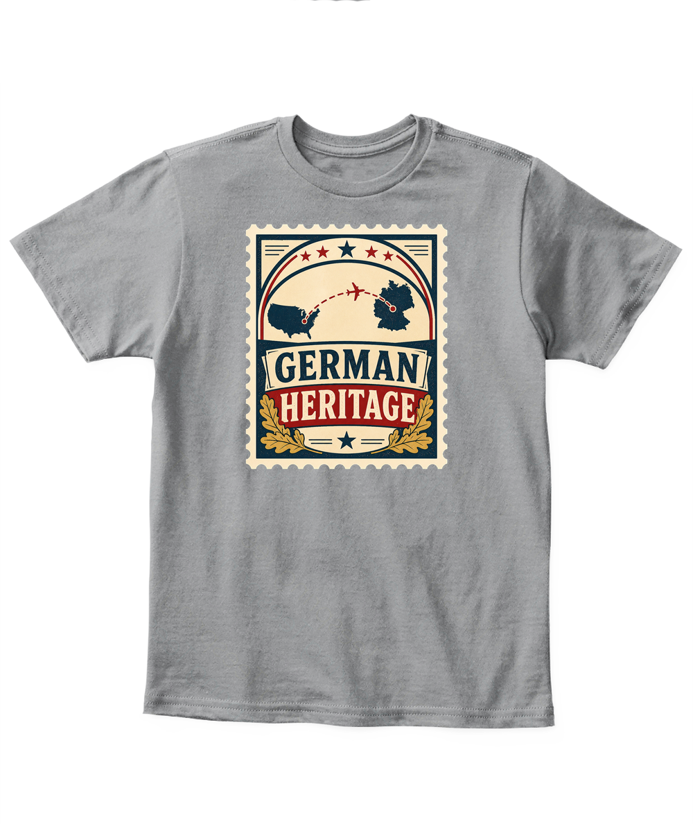German Heritage — Kid's T Shirt in Sport Grey