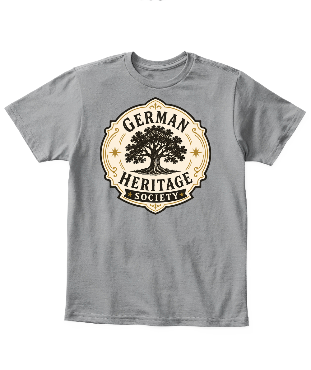 German Heritage Society — Kid's T Shirt in Sport Grey