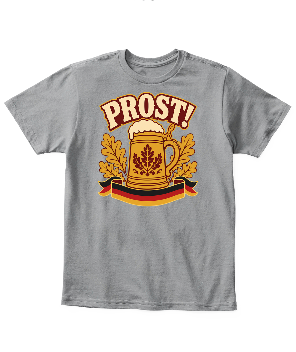 Prost! — Kid's T Shirt in Sport Grey