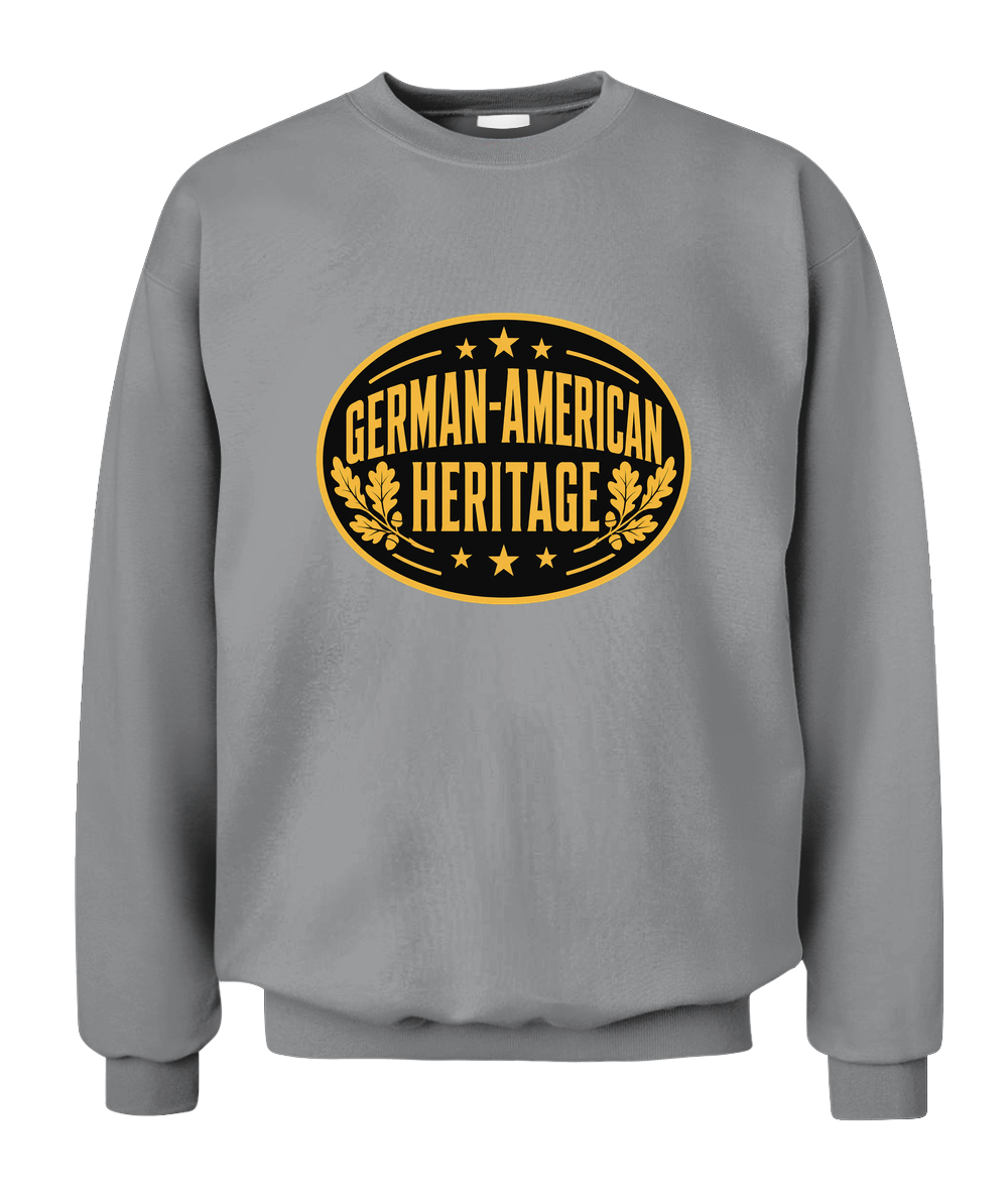 German-American Heritage — Sweatshirt in Sport Grey