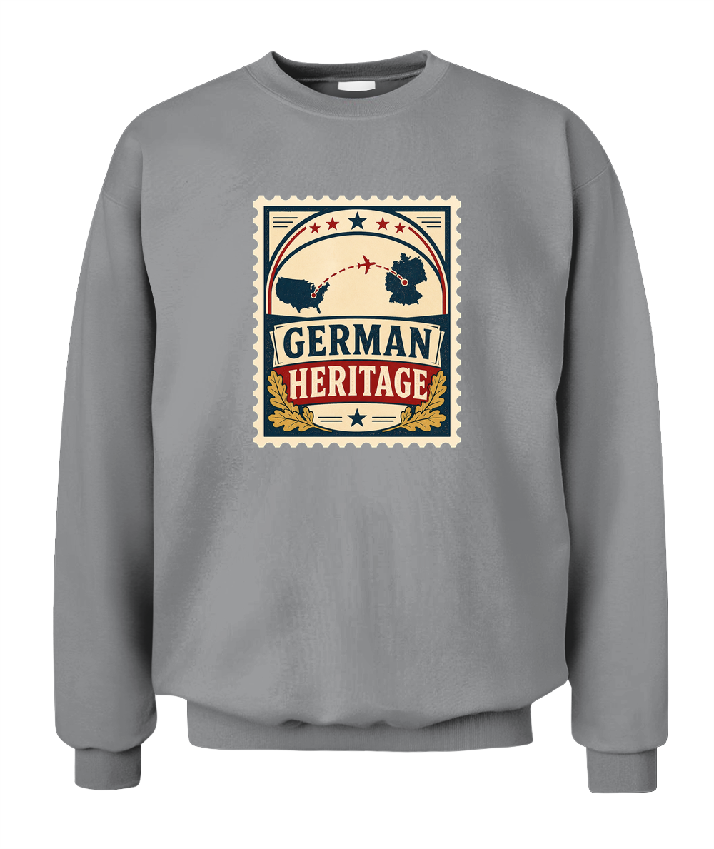 German Heritage — Sweatshirt in Sport Grey