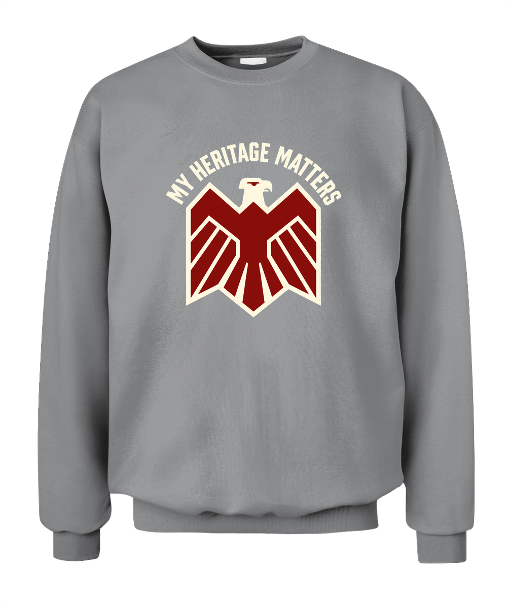 My Heritage Matters — Sweatshirt in Sport Grey