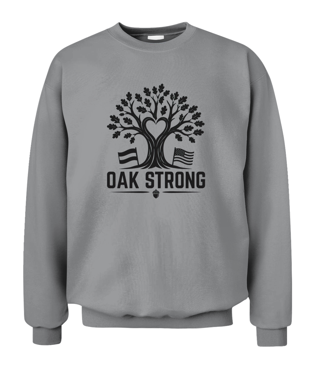 Oak Strong — Sweatshirt in Sport Grey