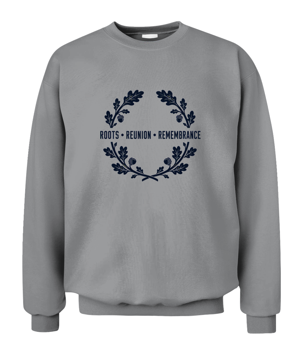 Roots, Reunion, Remembrance — Sweatshirt in Sport Grey