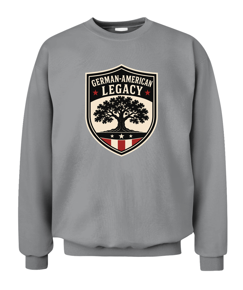 German-American Legacy — Sweatshirt in Sport Grey