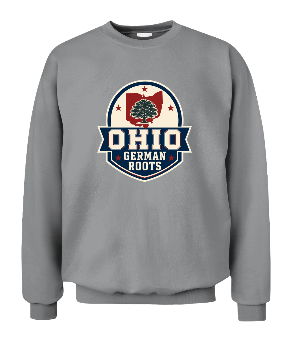 Ohio German Roots — Sweatshirt in Sport Grey