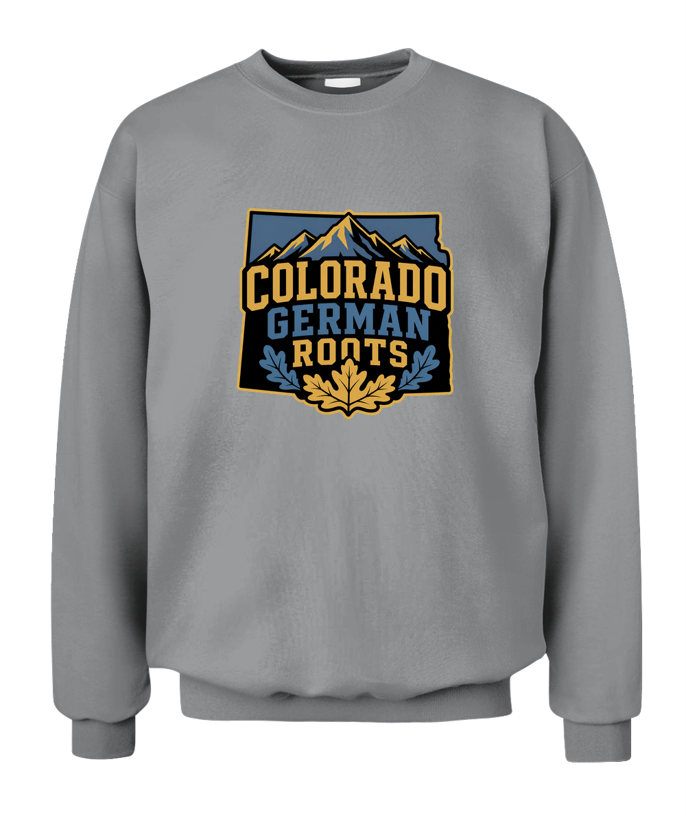 Colorado German Roots — Sweatshirt in Sport Grey