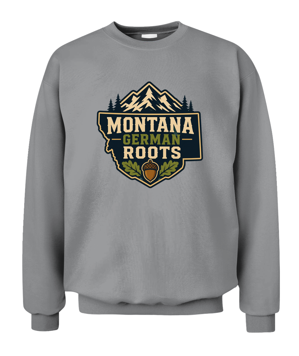 Montana German Roots — Sweatshirt in Sport Grey