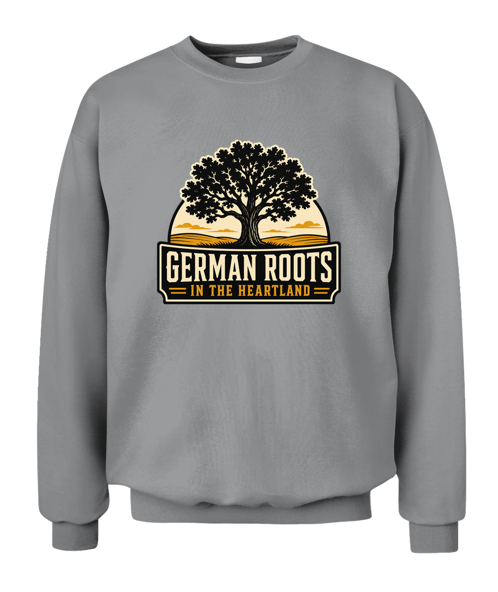 German Roots In The Heartland — Sweatshirt in Sport Grey