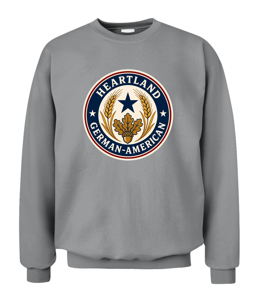 Heartland German-American — Sweatshirt in Sport Grey
