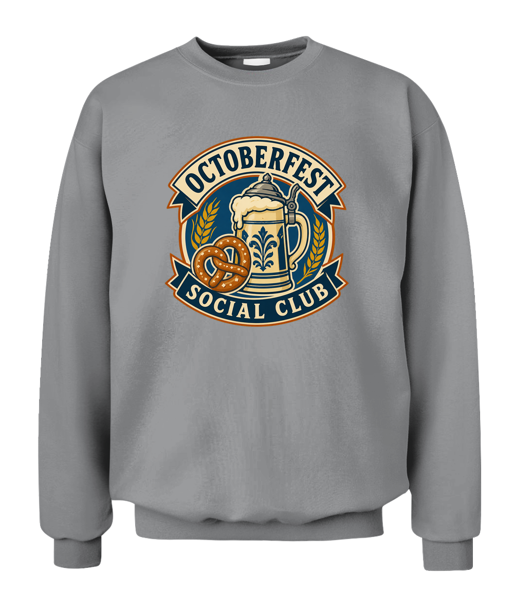 Octoberfest Social Club — Sweatshirt in Sport Grey