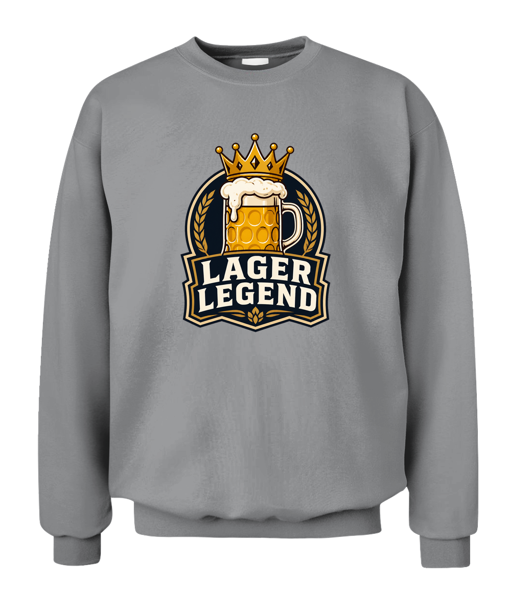 Lager Legend — Sweatshirt in Sport Grey