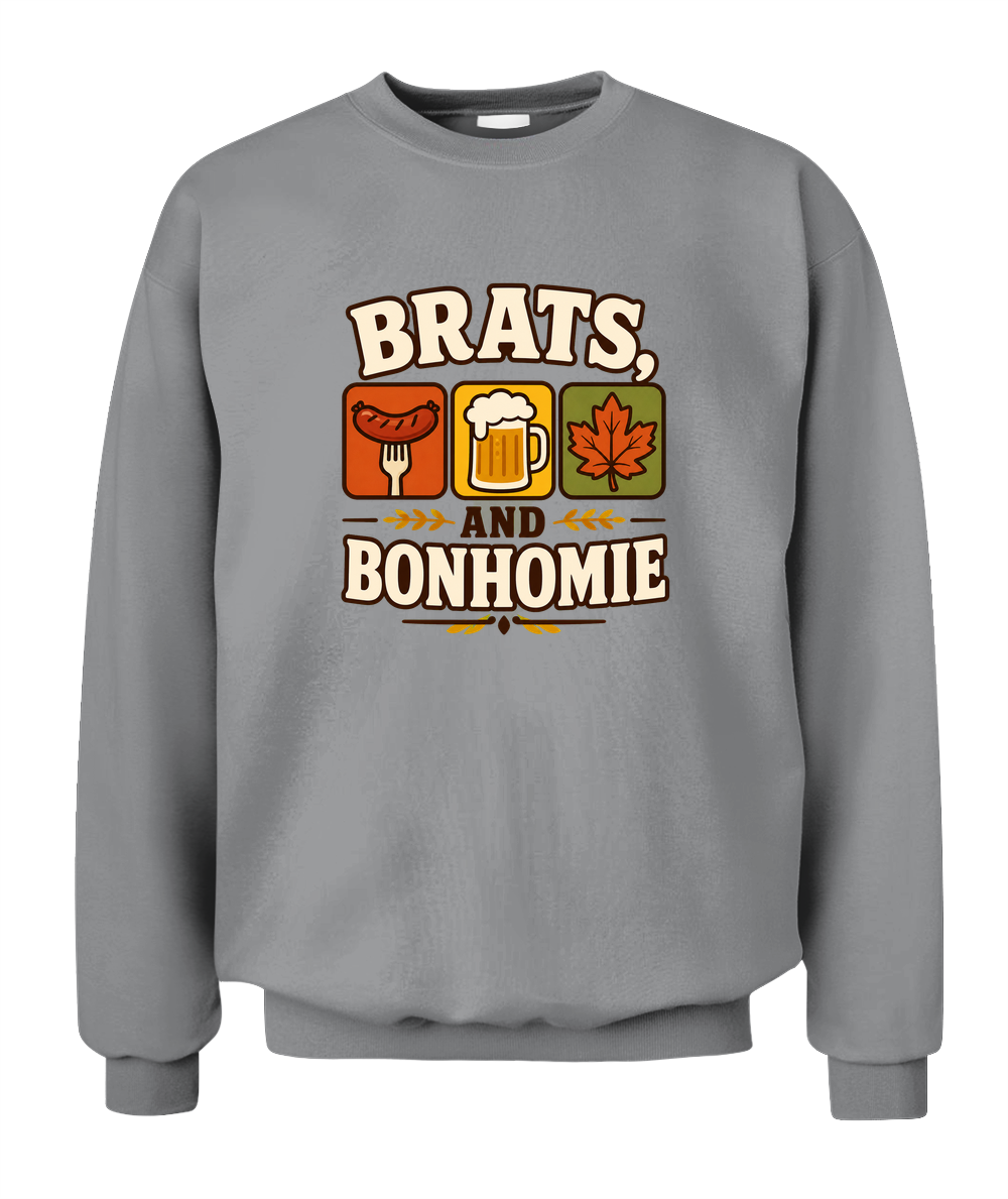 Brats And Bonhomie — Sweatshirt in Sport Grey