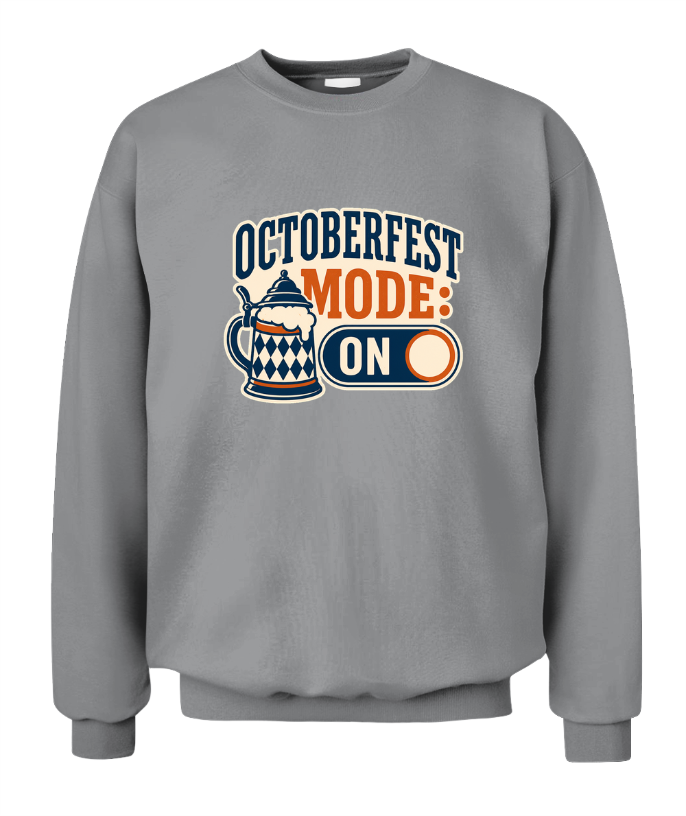 Octoberfest Mode: On — Sweatshirt in Sport Grey