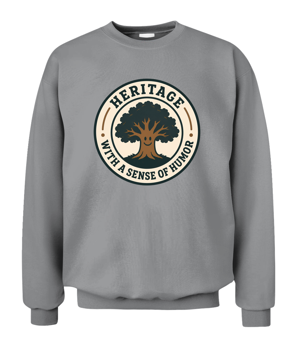 Heritage With A Sense Of Humor — Sweatshirt in Sport Grey