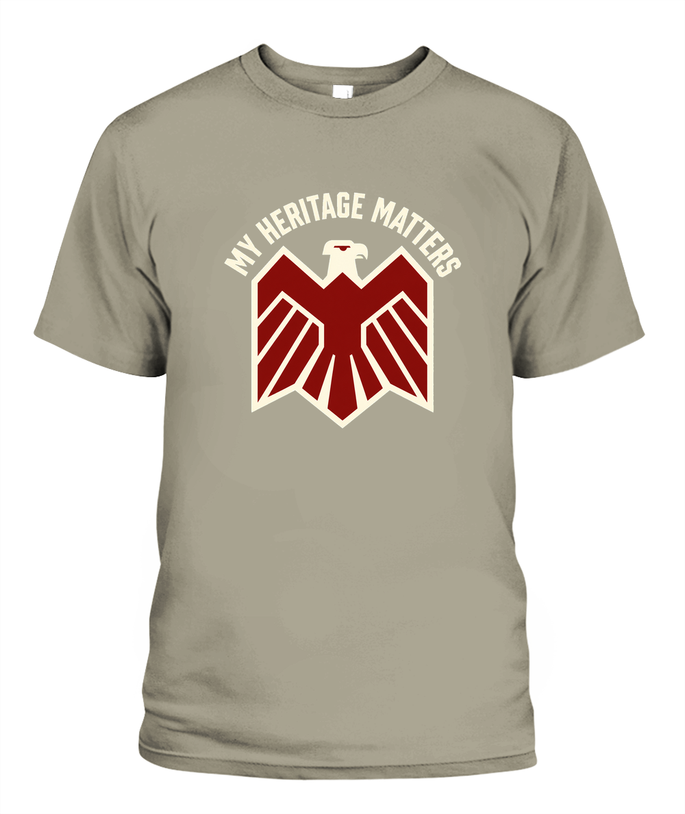 My Heritage Matters — T-Shirt in Sandstone