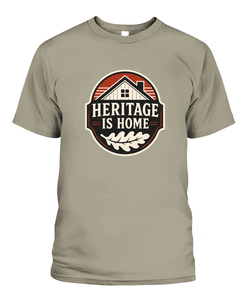 Heritage Is Home — T-Shirt in Sandstone