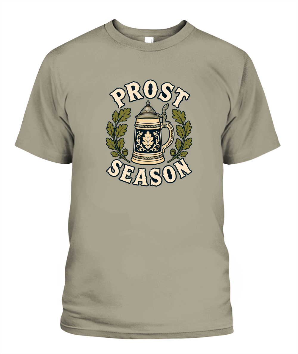 Prost Season — T-Shirt in Sandstone