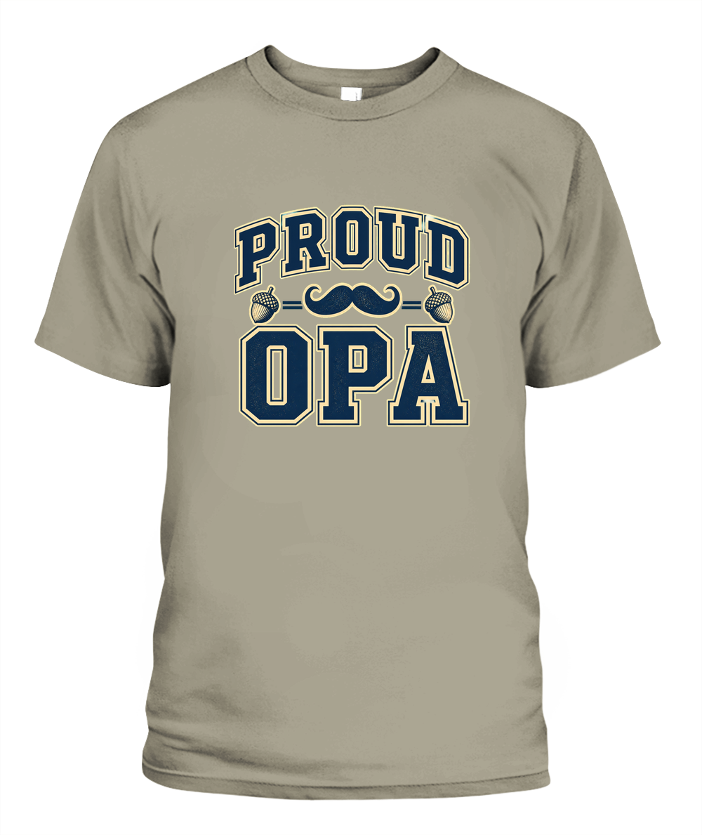 Proud Opa — T-Shirt in Sandstone