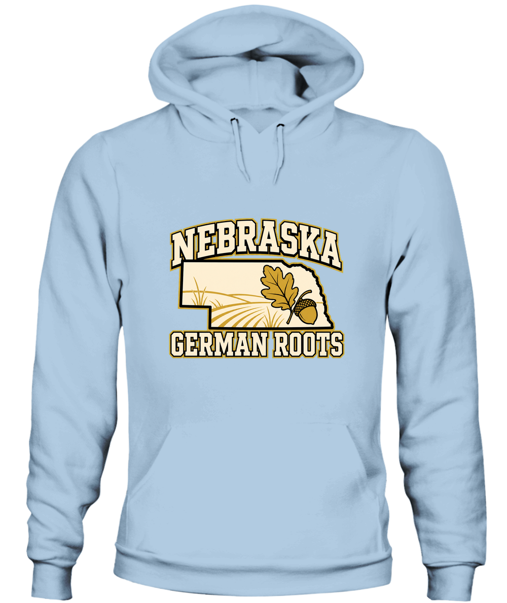 Nebraska German Roots — Hoodie in Light Blue