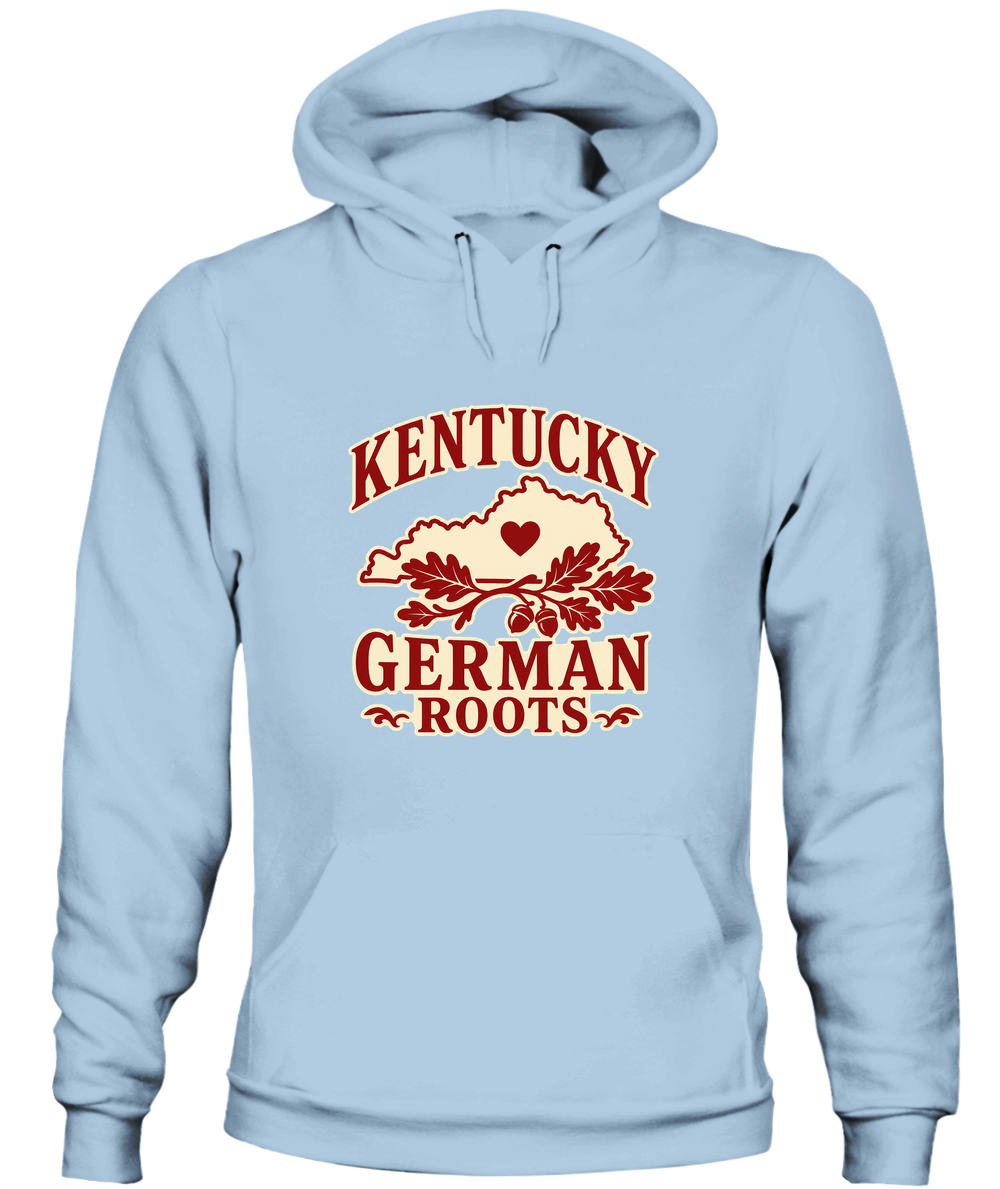Kentucky German Roots — Hoodie in Light Blue