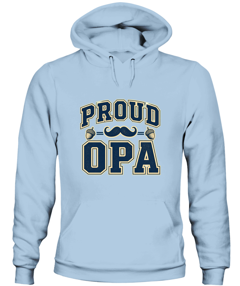 Proud Opa — Hoodie in Light Blue