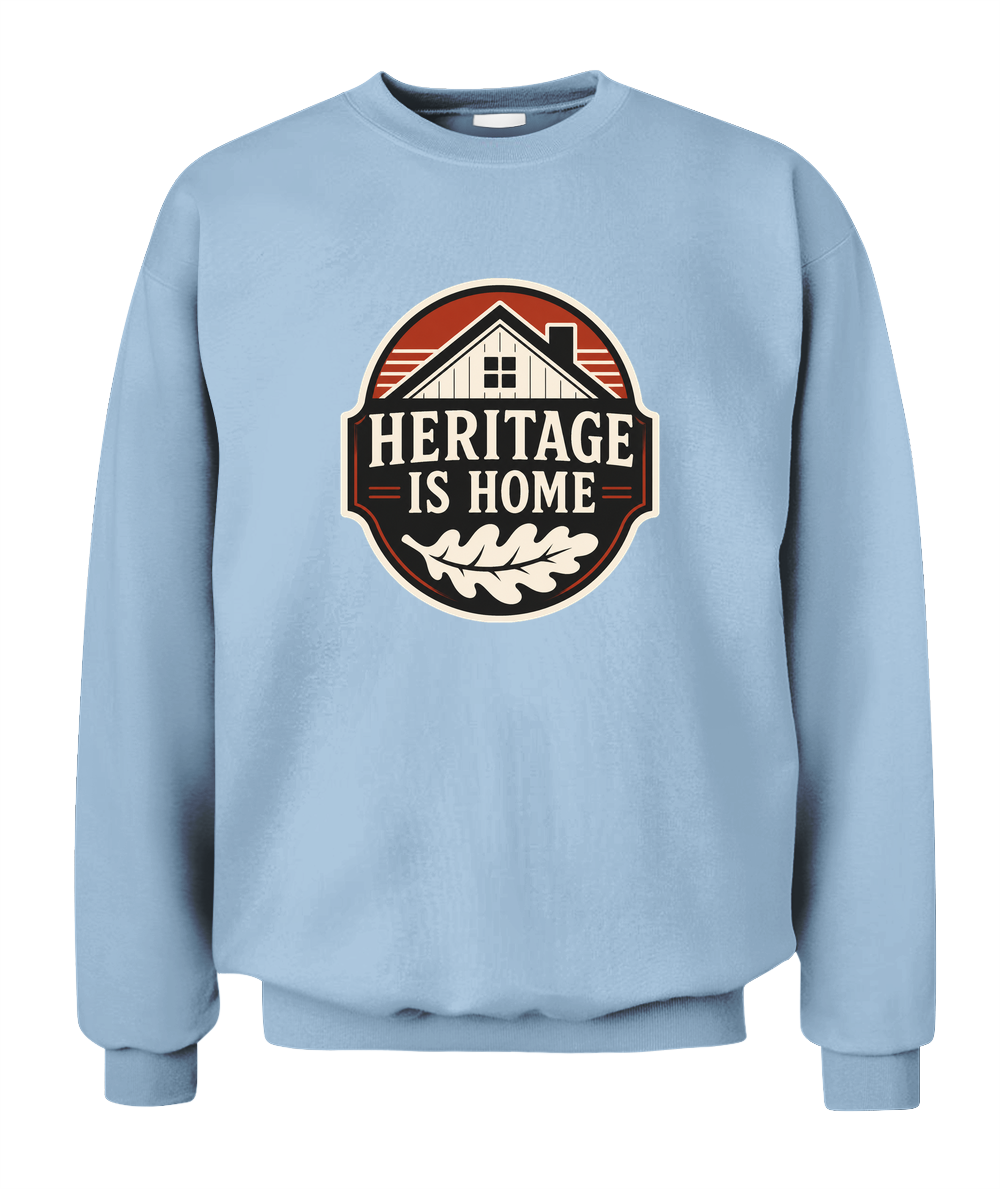 Heritage Is Home — Sweatshirt in Light Blue