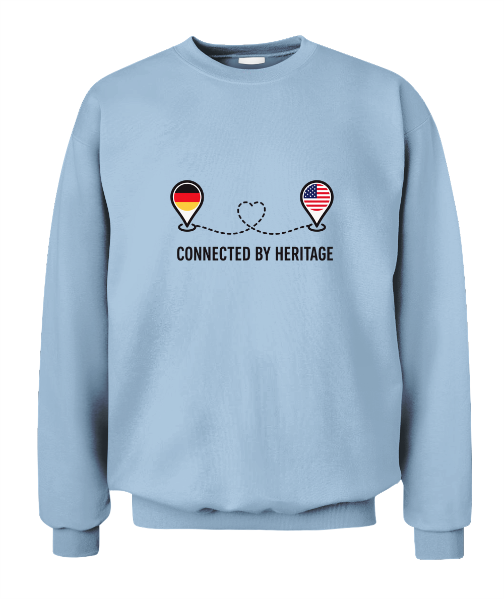 Connected By Heritage — Sweatshirt in Light Blue