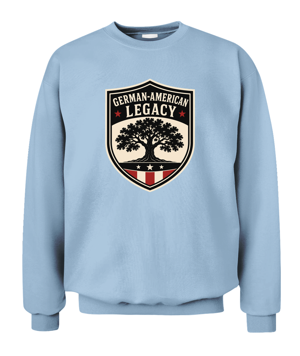 German-American Legacy — Sweatshirt in Light Blue