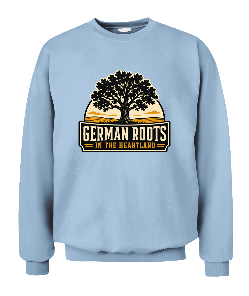 German Roots In The Heartland — Sweatshirt in Light Blue