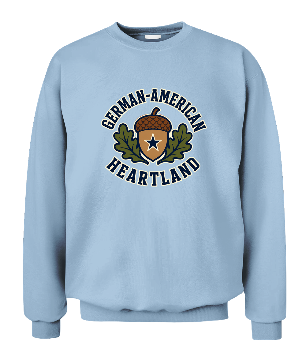 German-American Heartland — Sweatshirt in Light Blue