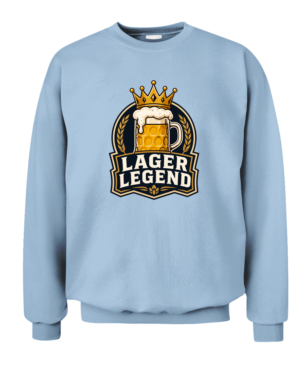 Lager Legend — Sweatshirt in Light Blue