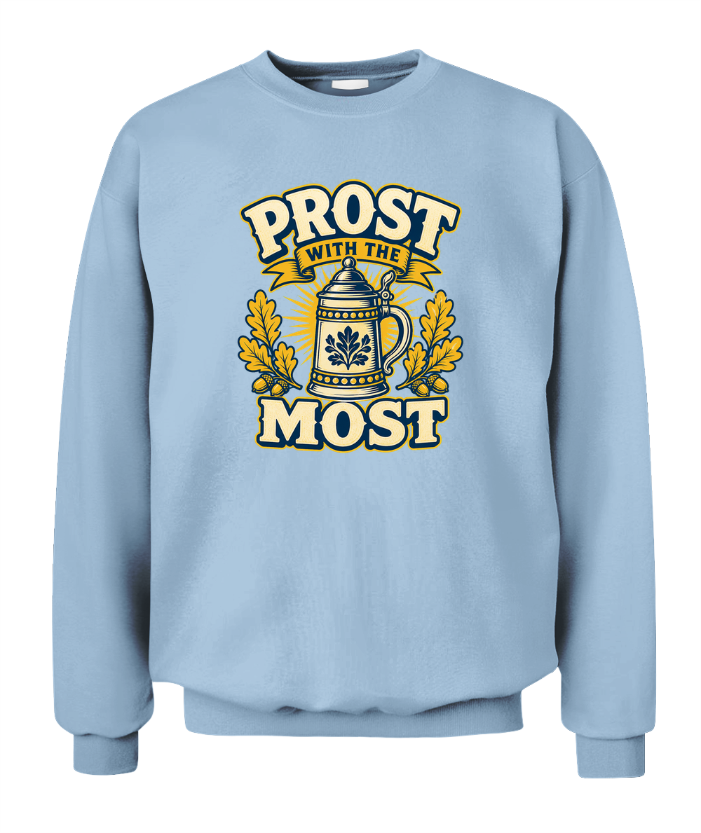 Prost With The Most — Sweatshirt in Light Blue