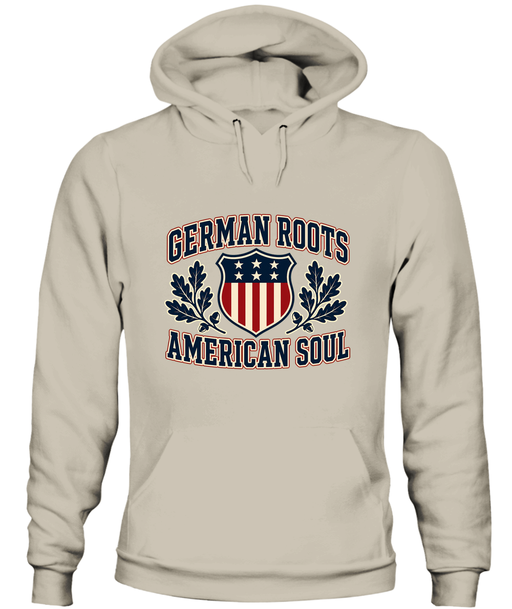 German Roots, American Soul — Hoodie in Sand