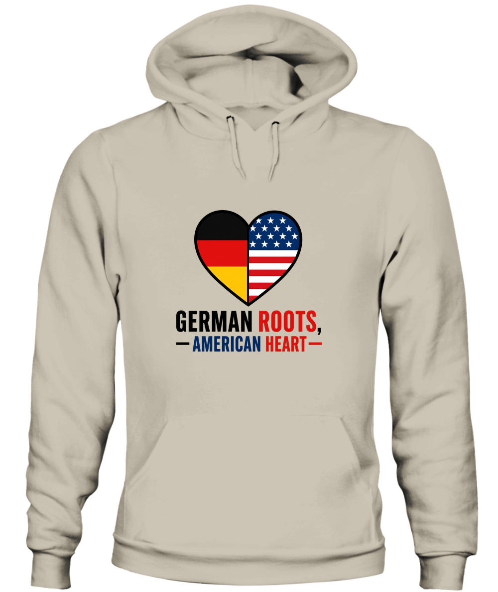 German Roots, American Heart — Hoodie in Sand