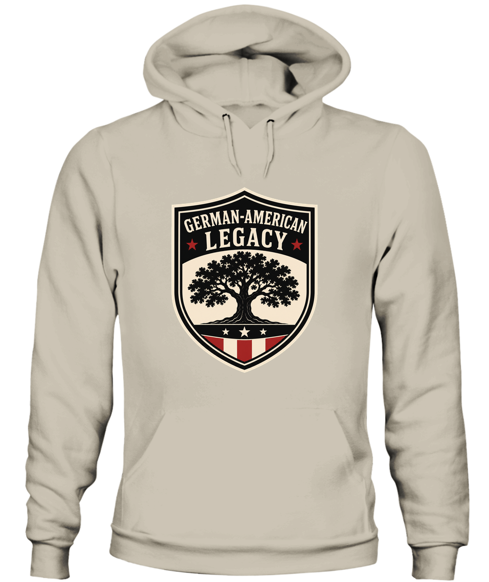 German-American Legacy — Hoodie in Sand