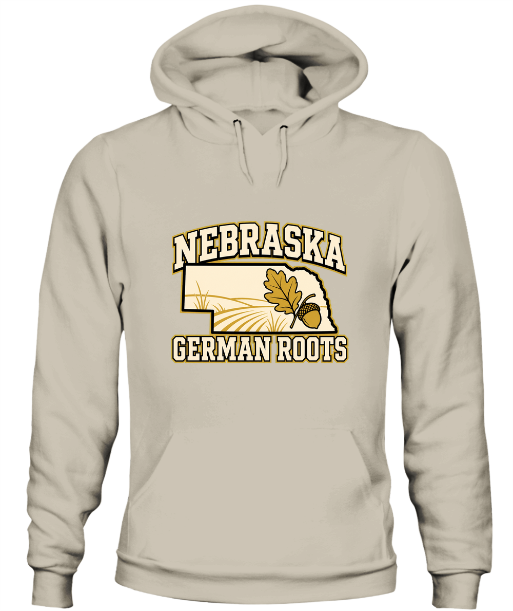 Nebraska German Roots — Hoodie in Sand
