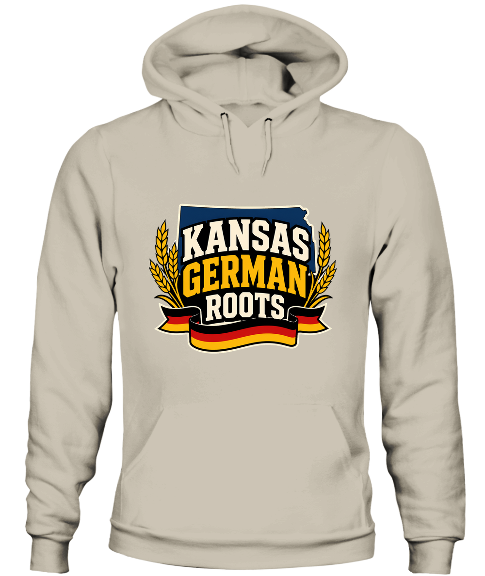 Kansas German Roots — Hoodie in Sand