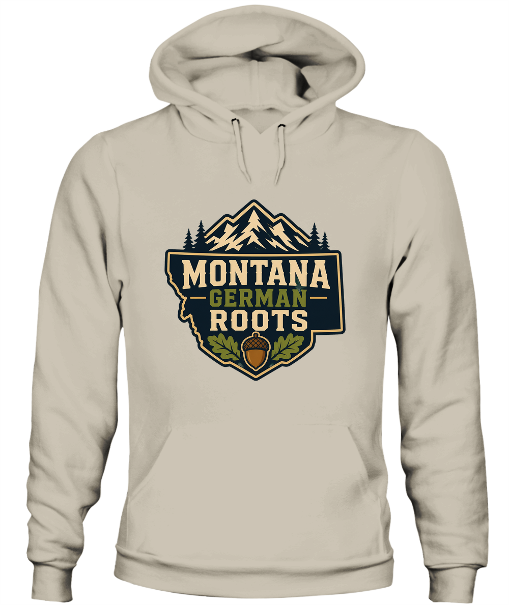 Montana German Roots — Hoodie in Sand