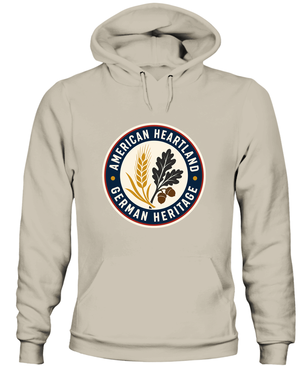 American Heartland, German Heritage — Hoodie in Sand