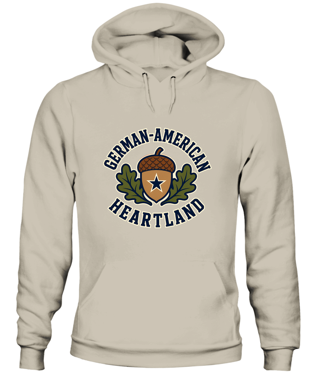 German-American Heartland — Hoodie in Sand