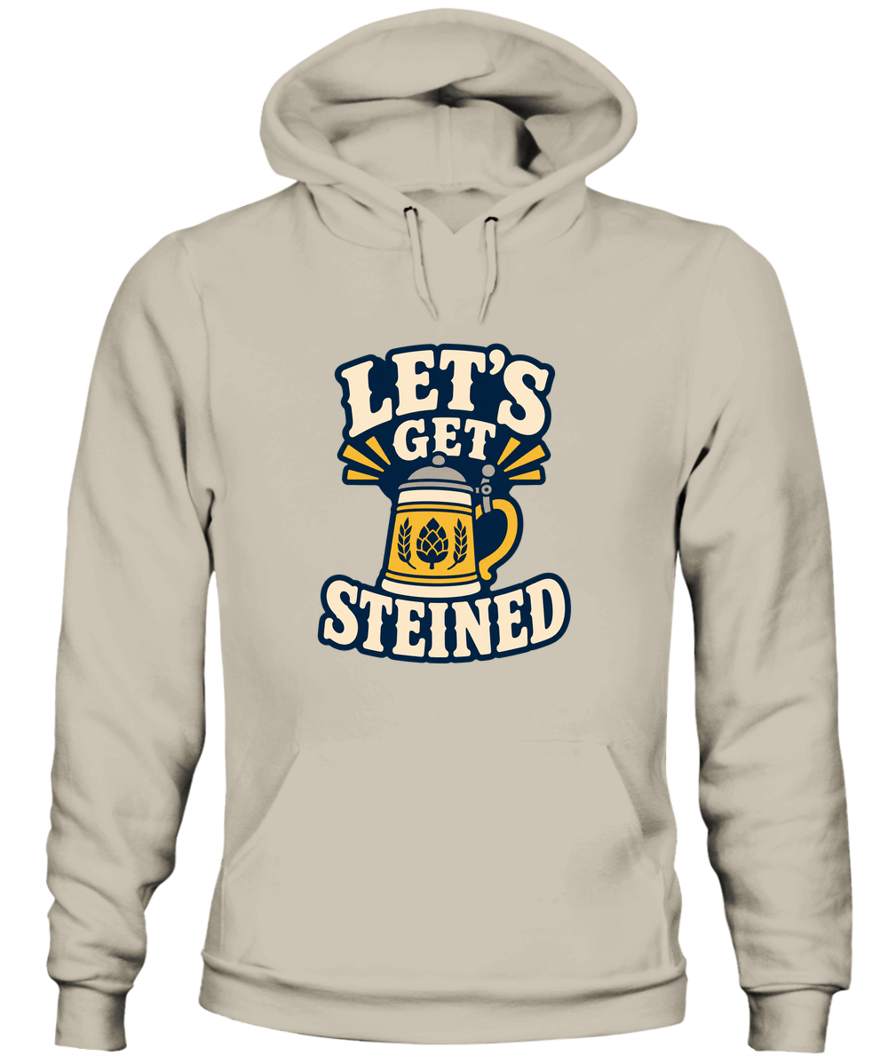 Let's Get Steined — Hoodie in Sand