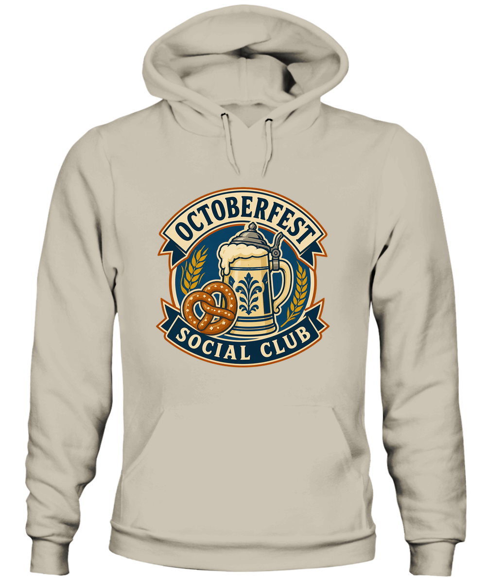 Octoberfest Social Club — Hoodie in Sand