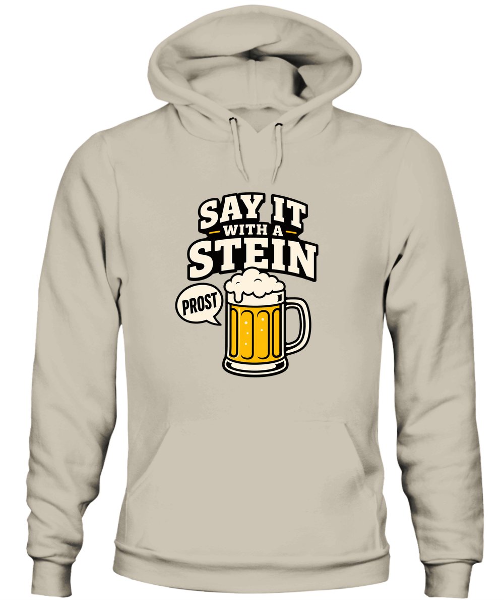 Say It With A Stein — Hoodie in Sand