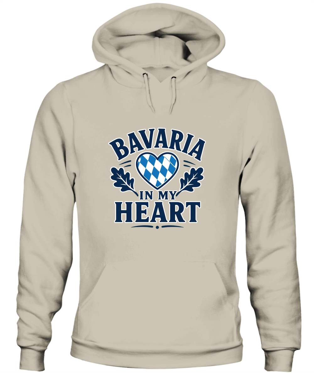 Bavaria In My Heart — Hoodie in Sand