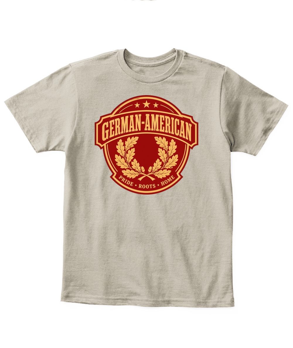 German-American Pride, Roots & Home — Kid's T Shirt in Sand