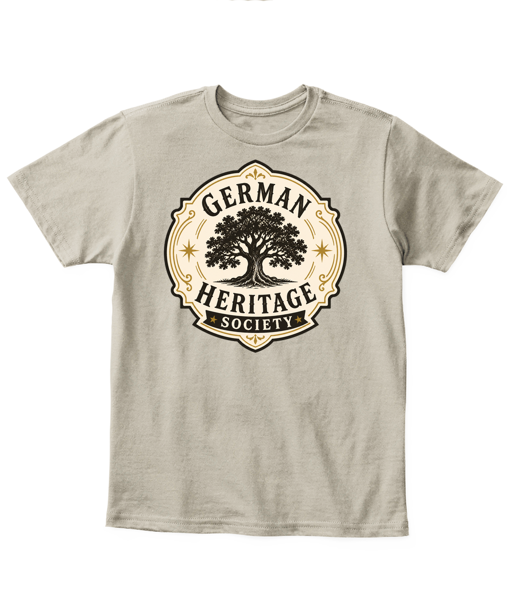German Heritage Society — Kid's T Shirt in Sand