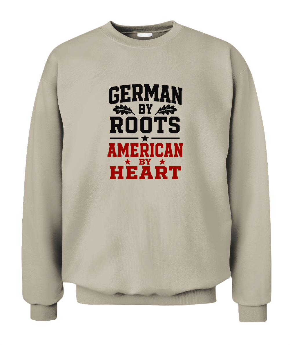 German By Roots, American By Heart — Sweatshirt in Sand